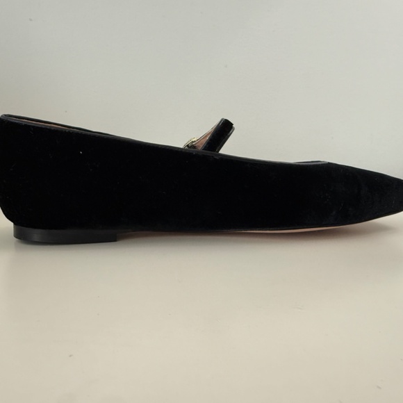 Black Velvet J.Crew Ballet Flats, Size 7.5 - Picture 4 of 16